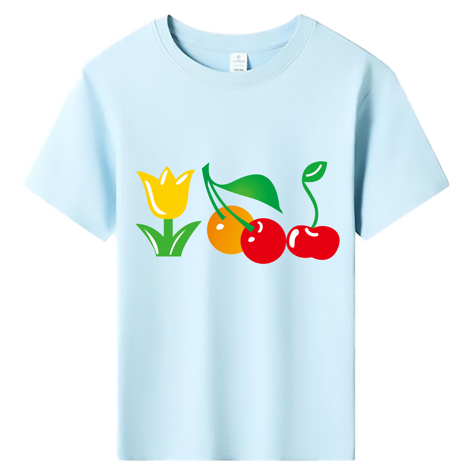 （画像用） Hello Kitty ハローキティ 綿100％キッズTシャツ（フロントプリント）